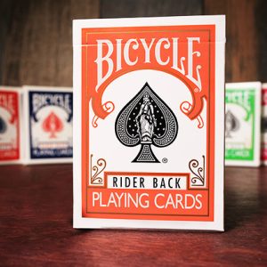 Bicycle Orange Playing Cards – Rider Back