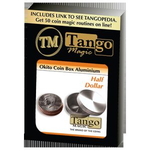 Okito Coin Box Aluminum Half Dollar (A0004)by Tango – Trick