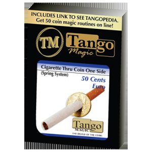 Cigarette Through (50 Cent Euro, One Sided) E0009 by Tango – Trick