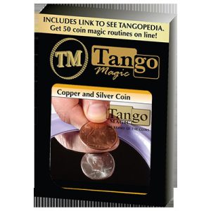 Copper Silver Coin (Half Dollar/English Penny) (D0060) by Tango – Trick