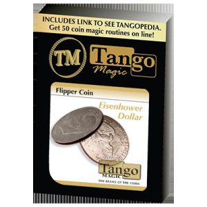 Flipper Coin Eisenhower Dollar (D0038) by Tango – Trick