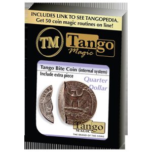 Bite Coin – US Quarter (Internal With Extra Piece) (D0045)by Tango – Trick