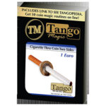 Cigarette Thru Coin Two Sides 1 Euro by Tango – Trick (E0063)