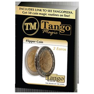 Flipper Coin 2 Euro by Tango Magic – Trick (E0036)