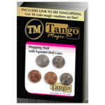 Hopping Half with Expanded Shell Coins & English Penny D0059 by Tango – Trick