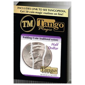 Folding Coin Half Dollar (D0020) by Tango Magic – Trick