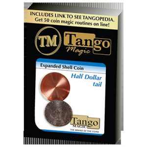 Expanded Shell Coin – Half Dollar (Tail)(D0002) by Tango – Trick