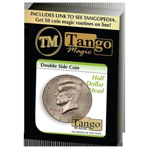 Double Side Half Dollar (Heads) (D0035) by Tango Magic – Trick