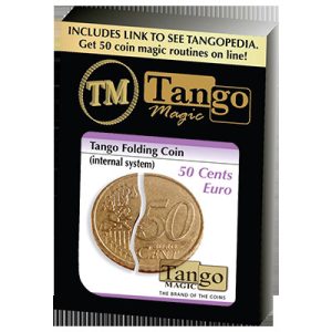 Folding Coin (E0038) (50 Cent Euro, Internal System) by Tango – Trick