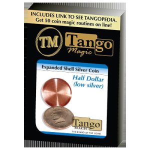 Expanded Shell Silver Half Dollar (D0003) by Tango – Trick
