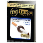 Cigarette Thru Quarter (One Sided) D0013 by Tango Magic – Trick