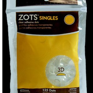Sticky Dots 3D (125 dots 1/2″ diameter) Bag of Singles