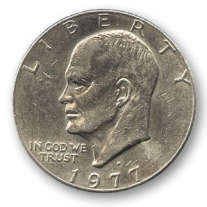 Eisenhower Dollar (Single Coin Ungimmicked) – Trick