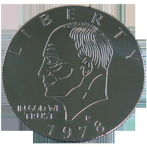 Eisenhower Palming Coin (Dollar Sized)by You Want it We Got it – Trick