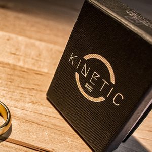 Kinetic PK Ring (Gold) Curved size 8 by Jim Trainer – Trick