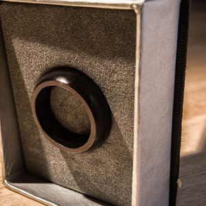 Kinetic PK Ring (Black) Curved size 9 by Jim Trainer – Trick