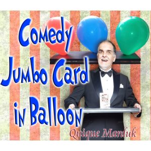 Comedy Card In Balloon by Quique Marduk – Trick