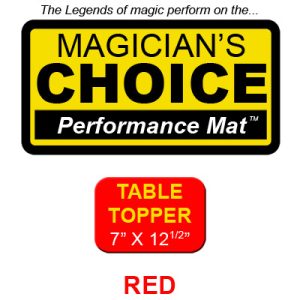 Table Topper Close-Up Mat (RED – 7×12.5) by Ronjo – Tric