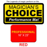 Professional Close-Up Mat (Red – 16×23) by Ronjo – Trick