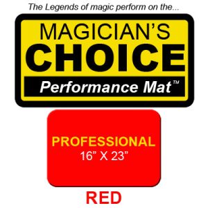 Professional Close-Up Mat (Red – 16×23) by Ronjo – Trick