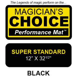Bartender’s Choice Close-Up Mat (BLACK Super Standard – 12×32.5) by Ronjo – Trick