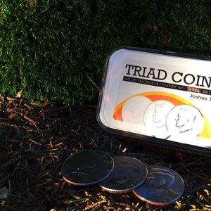 Triad Coins (US Gimmick and Online Video Instructions) by Joshua Jay and Vanishing Inc. – Trick