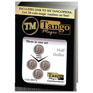 Three in One (Half Dollar) Set (D0173) by Tango – Trick
