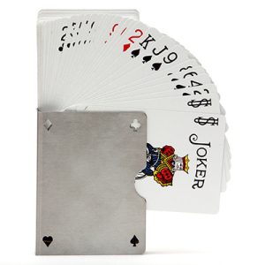 Card Guard Stainless (Perforated) by Bazar de Magic – Trick