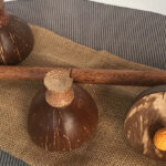Cheppum Panthum Coconut Shell Cups and Wand set by Gary Kosnitzky – Trick