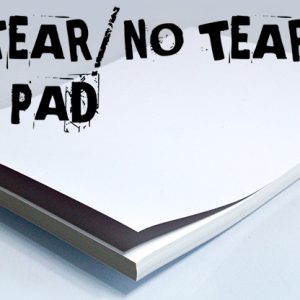 No Tear Pad (XL, 8.5 X 11, Tear/No Tear Alternating/ 50) by Alan Wong – Trick