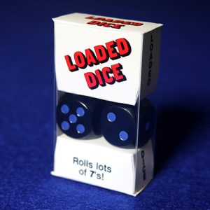 Loaded Dice (Weighted, Wood, Black) – Tricks