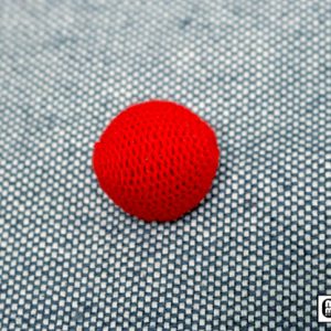 Crochet Ball 1 inch Single (Red) by Mr. Magic – Trick