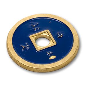Dollar Size Chinese Coin (Blue) by Tango (CH030)