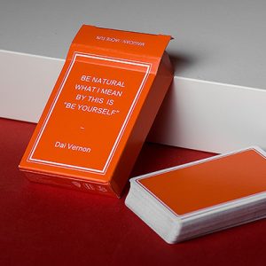 Magic Notebook Deck – Limited Edition (Orange) by The Bocopo Playing Card Company