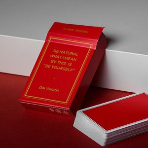 Magic Notebook Deck – Limited Edition (Red) by The Bocopo Playing Card Company