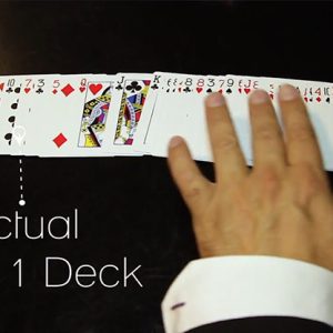 The 52 to 1 Deck Blue (Gimmicks and Online Instructions) by Wayne Fox and David Penn – Trick