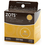 Sticky Dots 3D (1/2 inch Diameter) Roll of 200