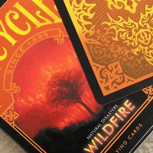 Bicycle Natural Disasters “Wildfire” Playing Cards by Collectable Playing Cards