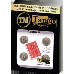 Autho 4 Half Dollar (D0178) (Gimmicks and Online Instructions) by Tango – Trick