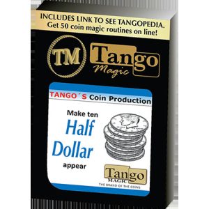 Tango Coin Production – Half Dollar D0186 (Gimmicks and Online Instructions) by Tango – Trick