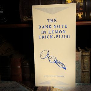 The Bank Note in Lemon Trick – Book