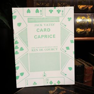 Jack Yates’ Card Caprice by Ken de Courcy – Book