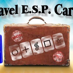 Travel ESP Cards Black (Gimmicks and Online Instructions) by Paul Carnazzo – Trick