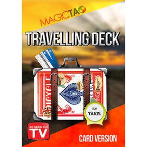 Travelling Deck Card Version Red (Gimmick and Online Instructions) by Takel – Trick