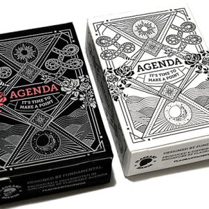 Mini Agenda Playing Cards (Black)