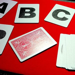 Alphabet Playing Cards Bicycle No Index by PrintByMagic – Trick