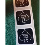 BLACK New Deck Stickers (100 SEALS)