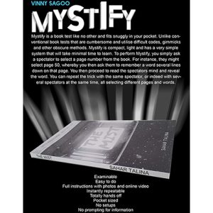 Mystify (Gimmicks and Online Instructions) by Vinny Sagoo – Trick
