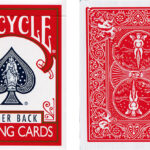 Split Pop Eyed Popper Deck Bicycle (Red)