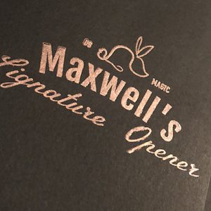 Maxwell’s Signature Opener (Gimmicks and Online Instructions) by The Other Brothers – Trick